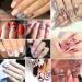 40 Sheets Holographic Nail Art Stickers - Flower, Butterfly, Leaf Designs - Nail Water Transfer Decals for Women - DIY Acrylic Nails Decorations Set - Buy Online on GoSupps.com