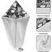 Black and White Flowers Dry Hair Cap | 2 Piece Quick Drying Towel Set with Button Headband | Super Absorbent & Soft Comfort - Buy Online on GoSupps.com