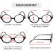 Eyekepper 4 Pack Retro Round Bifocal Reading Glasses for Women - Comfortable Progressive Lenses 3.5x Mix - Buy Online on GoSupps.com