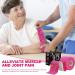 OK Tape Original Cotton Elastic Kinesiology Therapeutic Athletic Tape - 2 Long Roll Strips - Latex Free, Breathable - Pink + White - Buy Online on GoSupps.com