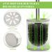 Compact Toilet Brush with Stainless Steel Handle - Space Saving and Drip-Proof - Easy Assembly - Deep Cleaning - 1 Pack - Buy Online on GoSupps.com