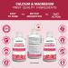 Liquid Calcium Magnesium Formula with Vitamin D Vitamin E and Zinc - Maintain Healthy and Stronger Bones - 500ml - Vanilla Spearmint Flavor - Non-GMO Gluten Free Sugar Free - Made in Canada - Buy Online on GoSupps.com