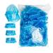200Pcs Disposable Waterproof Ear Covers Ear Protector Cover Caps for Hair Dye  Shower  Bathing  Hair Salon and Home Use  Fits Men and Women (Blue)