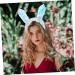 PLAFOPE Rabbit Ear Headband Bunny Ears Hair Clip Party Headband for Women Cartoon Rabbit Headband Party Headband for Adults Rabbit Ear Hairband Pvc Rain Wire. Plastic Floor. Satin Cloth - Buy Online on GoSupps.com