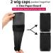 Fandamei 6 Pcs Black Nylon Stocking Caps - Stretchy Wig Caps for Men and Women - Buy Online on GoSupps.com