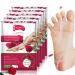 5 pairs of foot mask peeling pull-down calls of dead skin foot mask cornea Kallus remover cornea remove foot mask baby soft smooth touch feet men women peeling foot mask (rose) rose 40 g (5 pack)