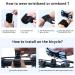 Buy Aiwogep 3 in 1 Cell Phone Holder for Jogging - 360 Rotatable & Removable Universal Bracelet for iPhone Samsung Huawei (4.5-7 inches) - Ideal for Sports & Outdoor Activities - Buy Online on GoSupps.com