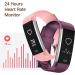 Poiuzet Fitness Tracker: Heart Rate Monitor, Sleep Tracker, Waterproof Step Counter Watch for Men and Women - Purple - Buy Online on GoSupps.com