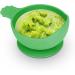 Nana's Manners Green Silicone Suction Bowl for Babies | Stage 1 (4+ Months) | Scoop Lip Handle & Suction Pad with Pull-tab | BPA-Free - Buy Online on GoSupps.com