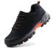JABASIC Women Hiking Shoes Outdoor Knit Trekking Sneakers 6 Black/Orange