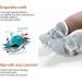 EDOTON Unisex Newborn Winter Boots | Warm Non-Slip Sole Bootie Socks 0-6 Months Gray - Buy Online on GoSupps.com