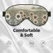 SSIMOO Sunflowers Chamomile Eye Mask - Ultra-Soft Light-Blocking for Comfortable Sleep | International Shipping - Buy Online on GoSupps.com