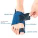 360 Relief Medical Bale - Hallux Valgus Correction Rail Adjustable Silicone Big Toe Straightener & Pain Relief - Blue with Laundry Bag - Buy Online on GoSupps.com