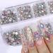 Buy 4200 Assorted Nail Gemstones & Crystals - SS6-SS20 K9 Glass Flatback Stones for Nail Art Face Makeup & DIY Crafts | International Shipping Available - Buy Online on GoSupps.com