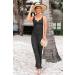 PRETTYGARDEN Women's Summer Casual Two Piece Outfit | Tank Top & Ribbed Knit Long Pants Set | Black Medium Tracksuit - Buy Online on GoSupps.com