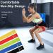 Exercise Resistance Band Set - 5 Levels with Carry Bag | CKDCARES - Fitness Yoga Pilate Gym Training & Physical Therapy - Buy Online on GoSupps.com