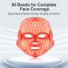 Red Blue Light Face Mask - 7-in-1 LED Skincare Mask Cordless & Portable for At-Home Treatment - Buy Online on GoSupps.com