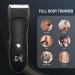 Hair Trimmer Men - ACTION Groin Hair Trimmer with LCD Screen Waterproof Wet/Dry Body Hair Trimmer USB Rechargeable Electric Beard Trimmer for Men with Removable Ceramic Blade Heads - Buy Online on GoSupps.com