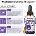 Liposomal Vitamin B Complex Liquid Sublingual B Complex Vitamins Supplement for Women Men Improved Absorption Methylated B12 B1 B2 B3 B5 B6 Folate Biotin for Energy And Immune Support-2.0 oz 2 Fl Oz (Pack of 1) - Buy Online on GoSupps.com