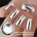 Metallic Painting Gel - Mirror Silver UV Painting Gel - 3D Metal Painting Gel Drawing Mirror Gel Nail Polish Glossy DIY Nail Art for Women Girls - Buy Online on GoSupps.com
