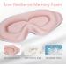 Buy 3D Sleep Mask - 100% Light Blocking Eye Mask with Adjustable Strap - Memory Foam Night Blindfold for Women - Pink Color - Buy Online on GoSupps.com