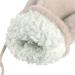 MoonLove Kids Warm Hangable Gloves Full Finger Soft Skin-Friendly Comfortable Plush Mittens Baby Toddler Infant Winter Mitten with String Windproof Coldproof Hanging Neck Hand Warmer White - Buy Online on GoSupps.com