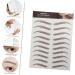 Beatifufu 9 Sheets Waterproof Eyebrow Stickers Eyebrow Tattoos Stickers 6d Hair-like Eyebrows Stickers 3d Tool - Buy Online on GoSupps.com
