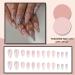 Luxury Almond Press On Nails - Glossy 3D Swirl Acrylic Nail Art for Women | A-Silver Swirl - Shop Internationally - Buy Online on GoSupps.com