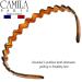 Camila Paris MP313 French Headband for Women - Tortoise Shell - Strong Hold Grip - Lightweight and Flexible - Non-Slip Durable Styling Band - Made in France - Buy Online on GoSupps.com