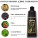 FVQUHVO Instant Black Hair Shampoo 3-in-1 with Natural Herb Ingredients - 500ML - Ideal for Gray Hair Coverage for Men & Women - Buy Online on GoSupps.com