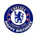 YummyArt Edible Cake Topper - edible cake decorations 20cm diameter edible cake toppers compatible with chelsea cake toppers edible football cake toppers edible