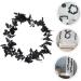 Zerodeko 4 Pcs Black Rose Vine Black Floral Garland Green Home Decor Silk Rose Garland Goblincore Room Decor Artificial Flower Garland Artificial Rattan Silk Flower Household - Buy Online on GoSupps.com