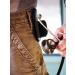 BATCLIP Black: Premium Leather Handmade Stethoscope Holder - Elegant Hip Clip for Easy and Stylish Carrying - Buy Online on GoSupps.com