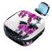White flower ink ink painting ladies tie Start-up bag menstrual pad bag Pockable menstrual cup bag with zipper for teenagers girls women women