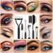 KINGMAS 5-Piece Makeup Brush Set for Eyeliner, Eyebrows, and Lashes - Brow Comb, Grooming Tool - Buy Online on GoSupps.com