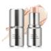 Boobeen Highlighter Makeup Stick Cream Highlighter & Blush Stick Face Contouring Illuminator Natural Translucent Light Moisturizer Dewy Finish 02#