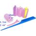 Kamay's 12PCS 30mm/1.2" Hair Rollers Curlers Rollers With 12 Duckbill Sectioning Clips 1 Comb Used for Hair Styling Self Grip Rollers 30mm Clips Comb Set - Buy Online on GoSupps.com