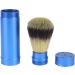 YWBL-WH Compact Travel Beard Shaving Brush - Skin-Friendly Rich Foam Aluminum Blue | Daily Use Grooming Tool - Buy Online on GoSupps.com