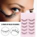 5 Pairs Black DIY False Eyelashes - Natural Stylish Makeup Extensions for Women | Best Eye Lashes & Adhesives - Buy Online on GoSupps.com