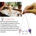 Xiannvxi 3pcs Crystal Pendulum Set - Amethyst Rose Quartz & Clear Quartz for Prophecy | Gemstone Pendulums for Reiki & Witchcraft Supplies - Buy Online on GoSupps.com