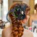 Peacock Feather Fascinator Headpiece with Rhinestone Detail for Women - Buy Online on GoSupps.com
