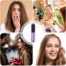 Buy Cordless Hot Comb Straightener Brush - USB Rechargeable 3D Comb Tooth Anti-Scald 3 Temp Settings for Soft Smooth Hair - Purple | International Shipping Available - Buy Online on GoSupps.com