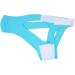 Adjustable Anti-Snoring Chin Strap - Breathable Jaw Support Belt in Sky Blue - Buy Online on GoSupps.com