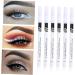 PLAFOPE 48 Pcs Eyeliner Pencil White Liner Makeup Liquid Eyeliner Eyeshadow Eyeliners Brow Pen Wooden Pole - Buy Online on GoSupps.com