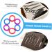 MipCase 12-Piece Colorful Finger Polling Accessories Set | Beauty & Hairdressing Scissors Rings & Inserts | Ideal for Pets & Hair Styling - Buy Online on GoSupps.com
