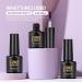 PEACECOLOR 3 x 7ml Matte Gel Top Coat LED Soak Off Gel Nail Polish Matte Finish Long Lasting No Wipe Matte Top Coat A5 - Buy Online on GoSupps.com