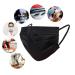 Wecolor Black Disposable Face Masks - 100 Count - 3 Ply Earloop Design for Home, School, Office, and Outdoors - Buy Online on GoSupps.com