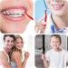 Prasacco 25 Pcs Interdental Brushes - L-Shaped 1.2mm Plastic Non-Slip Handle for Effective Tooth Cleaning & Oral Care (Red) - International Shipping Available - Buy Online on GoSupps.com