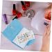 Mikinona 2pcs Nail Art Card Holder Stamping Plates Organizers Nail Template Bags Stamping Plates Storage Bag Cases Nail Plate Storage Bag Nail Art Stamper Pouches Pu Printing Printed Bag Sky-blue 14.5X9.5X1.8CM - Buy Online on GoSupps.com
