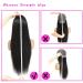 24 Inch Brazilian Virgin Straight Lace Front Wig for Black Women - 180% Density, Pre Plucked with Baby Hair - HD Transparent Lace Frontal Human Hair Wig - Buy Online on GoSupps.com